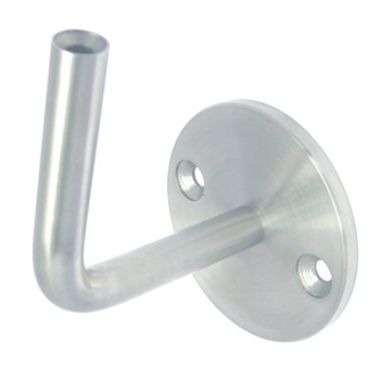 Handlauftr�ger mit M6-Innengewinde, Korn 320, V2A